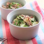 コンビーフとセロリのサラダ
