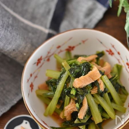 動画あり 小松菜と油揚げの美味しい煮浸し 作り置き By 鈴木美鈴 レシピサイト Nadia ナディア プロの料理家のおいしいレシピ