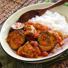 ルー不要！簡単！時短！なすチキンのトマトカレー