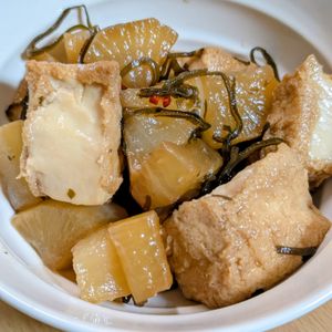 まゆのの作ってみた!投稿(誰でも簡単♡絶品《大根と厚揚げの塩こんぶ煮》)