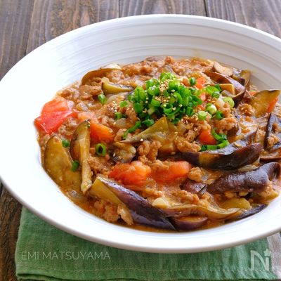 トマト麻婆なす