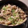 鶏もも肉とごぼうの炊き込みごはんの工程6
