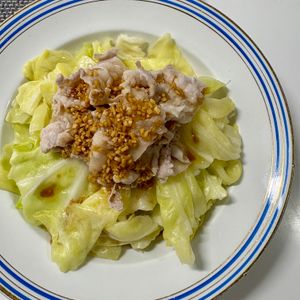 1009530の作ってみた!投稿(たれが絶品!豚キャベツのしょうが醤油だれ【#茹でるだけ】)