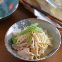 レンジで作る!白菜の濃厚みそ鍋風