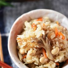 うどんスープで簡単！炊き込みご飯【冷凍作り置き】