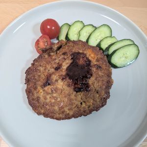 ゆいの作ってみた!投稿(【照り焼きペッパーバーグ】厚揚げで手間要らず♡ワンパン調理！)