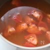 酸っぱウマ！【トマトとオクラの酸辣湯】の工程3