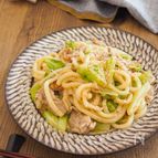 イカ天でコク旨！簡単焼きうどん