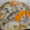 ほっこり♪豚ひき肉とれんこんのみそ汁の工程4