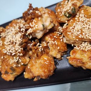 霧島の作ってみた!投稿(【長芋シャキッと大葉たっぷり鶏つくね】長芋ひき肉同量ヘルシー)