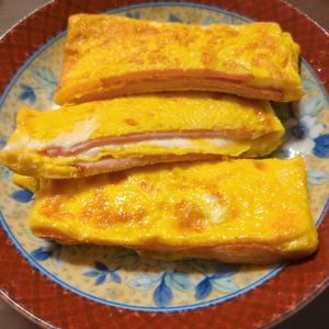 たりおの作ってみた!投稿(ジャンク的美味さ「ハム玉マヨ焼き」)