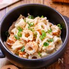 【ちくわともやしの胡麻だれ和え】レンジでパパッと♡節約副菜♬