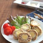 お弁当に♪うずらの卵入りミンチカツボール