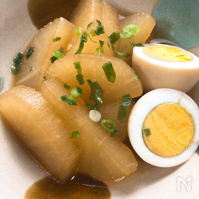 煮込み5分で味しみしみ!?ポイントを押さえた大根と卵のうま煮