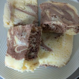 fuuiの作ってみた!投稿(レンジで3分20秒♪マーブル米粉蒸しパン【砂糖不使用】)