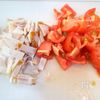腸活美肌！かぼちゃとトマトのポタージュパスタの工程2