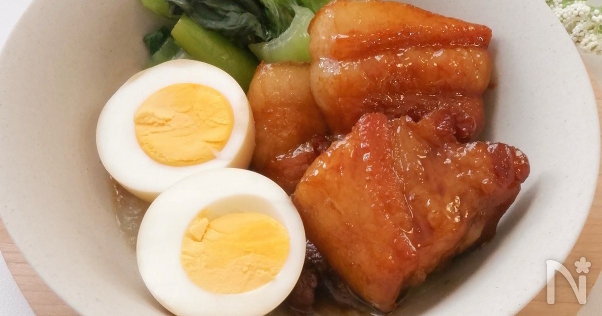 〈ワンパン豚の角煮〉ひと工夫で油っぽさ激減！工程2つで激うま