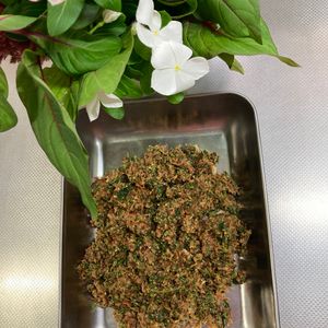 そら・ゆずの作ってみた!投稿(花穂紫蘇の佃煮（だし＆醤油）)
