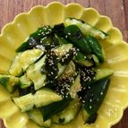 【叩かずひねる】きゅうりと焼き海苔のやみつき中華あえ