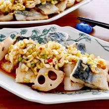 【油淋鯖れんこん】冷凍鯖フィーレで簡単!