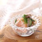 鮭ときゅうりのヨーグルトサラダ♪和えるだけで簡単見栄え