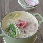 【アーモンドミルク】豚肉と白菜のアーモンドミルク鍋