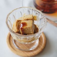 塩麹とデーツのきな粉アイス