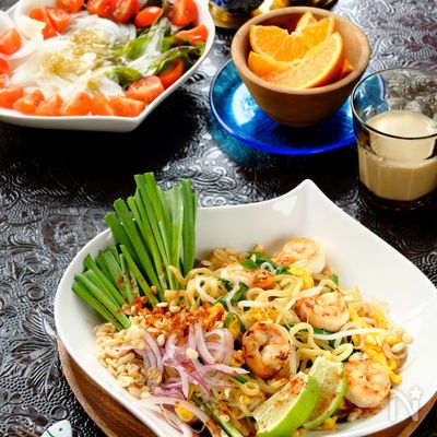 焼きそば麺で☆パパっとパッタイ!
