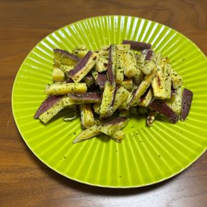 こむぎの作ってみた!投稿(気づいたら無くなる！さつまいものり塩スティック)