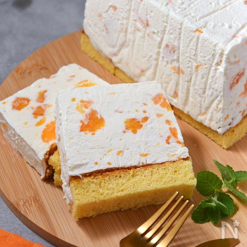 みかんのチーズケーキアイス│シャリッとみかん爽やか濃厚アイス