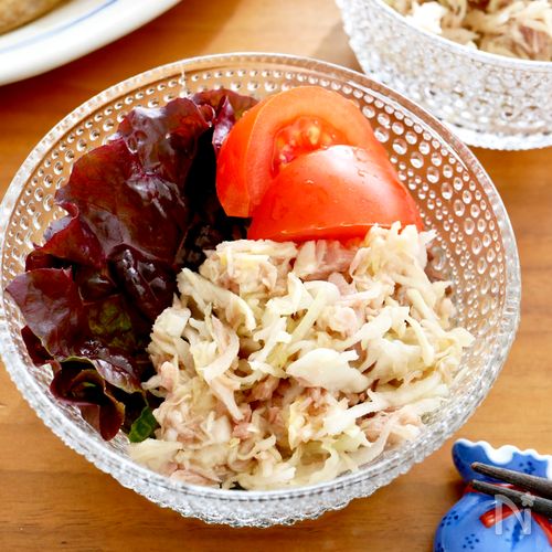 【キャベツとツナのナムルサラダ】5分で出来る簡単副菜！