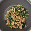 ほうれん草と豚こま《極旨♡オイスター炒め》の工程4