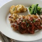 チキンソテー・トマトクリームソース添え