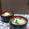 1535679の作ってみた!投稿(10分で完成！至福の一杯『キャベ玉お味噌汁』)
