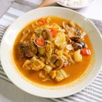 いわしとキャベツのスパイシースープ