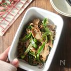 【作り置き・お弁当おかず】ピーマンと舞茸のおかか麺つゆ和え