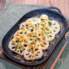 蓮根のオリーブオイルチーズ焼き