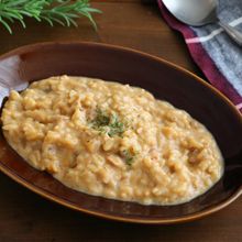 【防災食レシピ】まろやか栄養満点♪ツナカレー豆乳リゾット