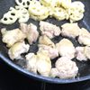 鶏肉と秋野菜の甘辛炒めの工程4