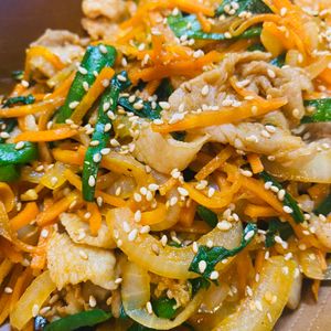 みおの作ってみた!投稿(簡単・安うま！ご飯が進む『豚こまプルコギ』)