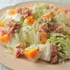 ツナとキャベツの簡単マヨドレッシングサラダ