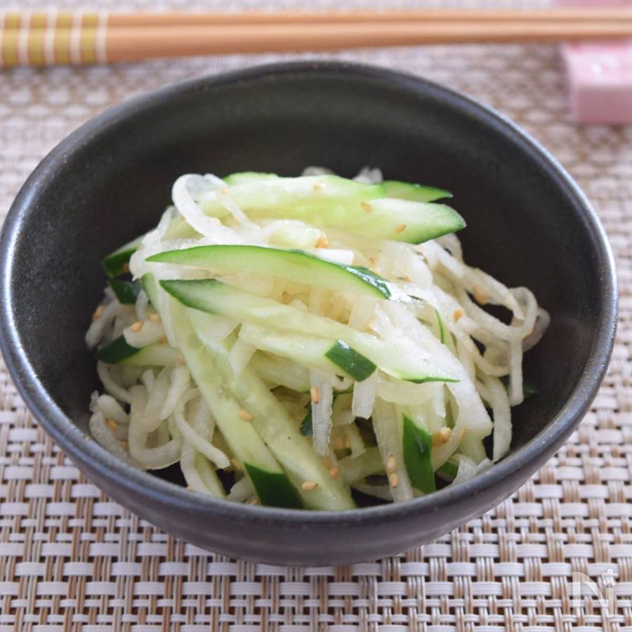 大根とキュウリのサラダ レシピ
