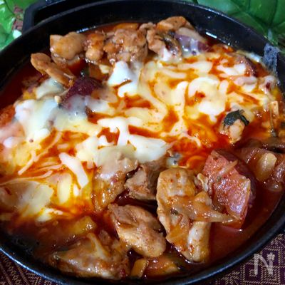 甘くて辛い！本格チーズタッカルビ