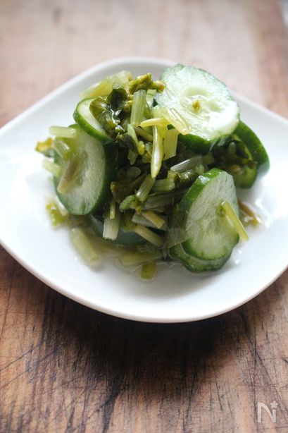 花わさびときゅうりの浅漬け