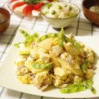 たけのこと豆腐のチャンプルー
