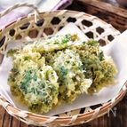 カリふわっ【じゃこと大葉の天ぷら】魚を食す今日のおつまみ