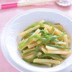 本格中華☆じゃがいもとピーマンのオイスターソース炒め　