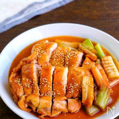 調味料3つ！大さじ3！長ねぎと鶏肉の照り煮