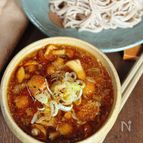 【たっぷりなめこおろし付け蕎麦】夏のご自愛ごはん♡