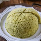 栄養とれて腹持ちよし♪【抹茶バナナ蒸しパン】